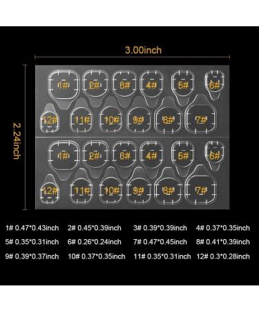 Waterproof Double Side Gel Nail Glue for Press On Nails - 1200pcs (50 Sheets) - Buy Online on GoSupps.com