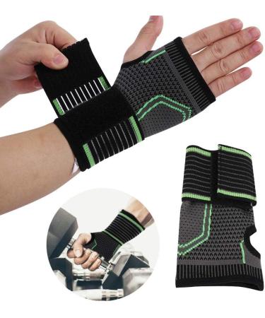 Compression Wrist Brace with Pressure Belt - Sport Support for Pain Relief & Recovery - Buy Online on GoSupps.com