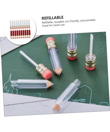 GALPADA Tube De Brillant L vres Rechargeable Et R utilisable Lot De 20 Pi ces Format Mini Transparent Et Rouge Pour Diy Voyage Et Usage Quotidien - Buy Online on GoSupps.com