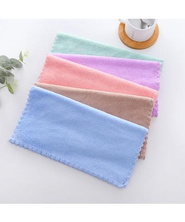 PATKAW Microfiber Facial Wash Cloth: Makeup Remover Cloths -Reusable Face Wash Cloth Cleansing Towel - 9.84x9.84x0.16 inch Soft Face Washcloth for Face (Random Color) - Buy Online on GoSupps.com