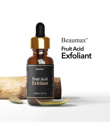 Natural Fruit Acid Exfoliant 30ml | Brightening & Even Skin Tone | Non-Abrasive Antioxidant-Rich Cruelty-Free & Vegan - All Skin Types - Buy Online on GoSupps.com