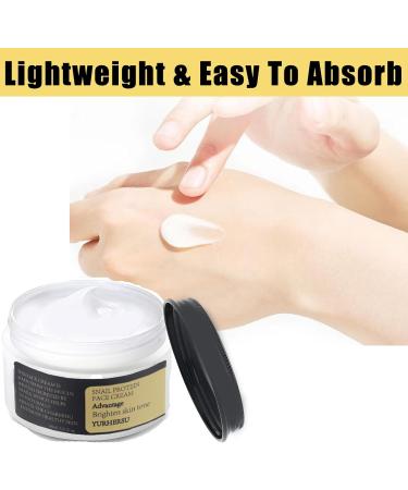 Snail Collagen Face Cream Snail Face Cream High Firming Face Cream for Anti Wrinkles Snail Moisturiser Face Women Snail Mucin Face Cream Hydrating Face Moisturizer for Women & Men Soft Skin Tone-100ml - Buy Online on GoSupps.com