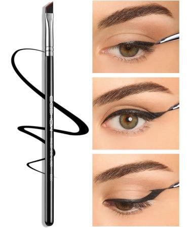 EIGSHOW Eyeliner Brush & Eyeshadow Brush Eyeliner Brush Fine Angled PRO Precision Gel Eye Liner Makeup Brush High-End Small Eyeshadow Smudge Brush for Cat Eye Precise Liner Eye Makeup(E835+E806) Black with E806 - Buy Online on GoSupps.com