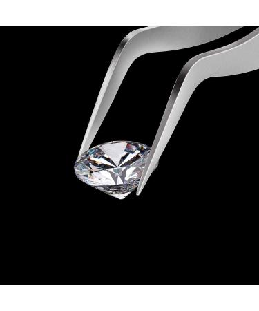 Soft-Grip Craft Tweezers Set for Jewelry Making, Beading, and Electronic Work - Stainless Steel Precision Tweezers - 2 Pieces (Silver, Pink, Black) - Buy Online on GoSupps.com