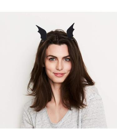 FRCOLOR 4 Pairs Cute Hair Clips Devil Horn Hair Clips Hairpins Angel Wings Hair Clips Cartoon Leather Hairclips Non Slip Clamps Lovely Hair Accessories - Buy Online on GoSupps.com