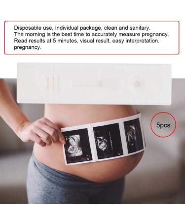 ANGGREK 5pcs HCG Early Pregnancy Test Strips - Fast & Accurate Colloidal Gold Detection for Women | International Shipping Available - Buy Online on GoSupps.com