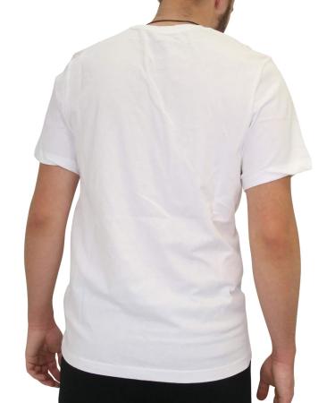 Nike Men's Sportswear Club T-Shirt - White/Black | International Shipping Available - Buy Online on GoSupps.com