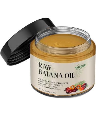 Raw Batana Oil For Hair Growth | 180g | 100% Batana Oil From Honduras | Batana Oil For Hair Growth Dr Sebi | Repairs Damaged Hair & Reduces Hair Loss | Healthier & Thicker Hair - Buy Online on GoSupps.com
