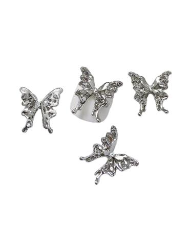 10Pcs 3D Butterfly Nail For Nails Alloy Butterfly Nail Decoration Alloy Nail Butterfly Nail Manicure Accessories Manicure Accessories
