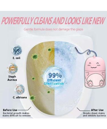 Peach Scent Toilet Bowl Cleaner | Easy Clean Dinosaur The Works | Fresh & Effective Toilet Tank Cleaner - Buy Online on GoSupps.com