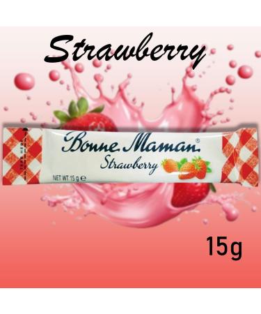 Bonne Maman Stick Jam Pick N Mix - Choose From 4 Flavours | Strawberry Apricot Preserves Orange Marmalade Raspberry & Redcurrant Preserves Jams-15g - Pack of 40 (10 of Each) - Buy Online on GoSupps.com