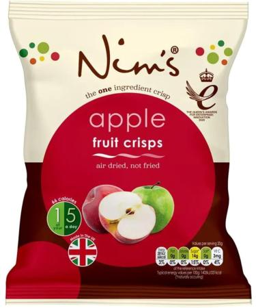 Nim's Veg and Fruit Crisps Mix Multipack Box of 6 Packs - 100% Allergen Free Vegan Kosher and Halal - Buy Online on GoSupps.com