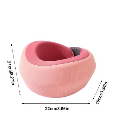 Shakven Soft Cervical Collar Soft Foam Wraps | Soft Foam Wraps Keep Vertebrae Stable Soft Neck Support Relieves Pressure in Spine Neck Support Brace for Travel Pink - Buy Online on GoSupps.com