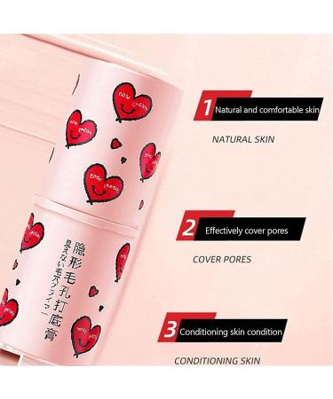 Lovelycat Magical Pore Eraser Waterproof Face Primer Stick Primer for Face Matte Priming Makeup Blur Stick Invisible Pore Eraser Stick Pore Primer Stick (2PC) - Buy Online on GoSupps.com