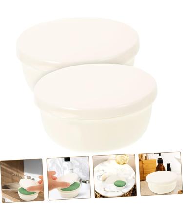 Ciieeo 8 Pcs Travel Soap Box Household Soap Cases Portable Soap Decorative Soap Bar Soap Case Soap Bar Holder Kitchen Soap Holder Travel Soap Case Soap Dish Round Container Box Pe White - Buy Online on GoSupps.com