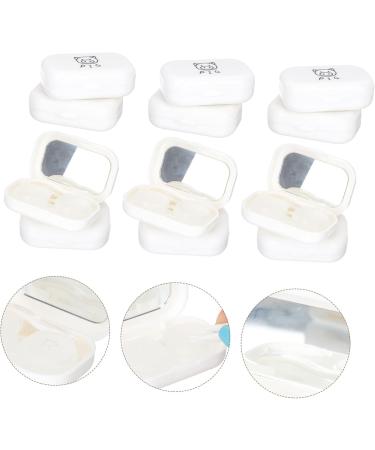 Healeved 60-Piece Storage Container Pack for Travel - Contact Lens Cases Cosmetic Lens Holders & Invisible Mirror - Buy Online on GoSupps.com