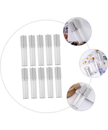 IMIKEYA Lot de 10 Flacons de Brillant L vres Vides 5 Ml Transparents en Verre Rechargeables Adapt s au Maquillage Diy pour Cosm tiques et Soins des L vres Usage Personnel et Pr sent - Buy Online on GoSupps.com