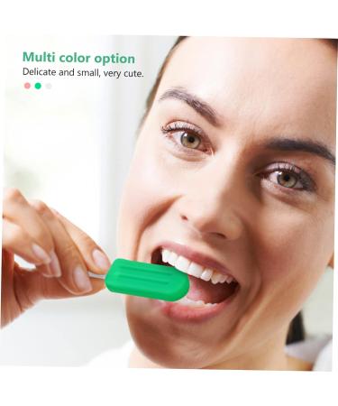 Buy SOLUSTRE 12pcs Popsicle Silicone Chewing Gums & Ice Lolly Stick Holders - Perfect for Kids & Adults | Chewing Brace Container Box - Buy Online on GoSupps.com