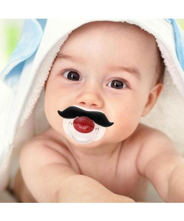 Vincent Bart Schnuller Orthodontic Mustache Pacifier for Toddlers | Soft Silicone Baby Pacifier - Safe & Unisex - Buy Online on GoSupps.com