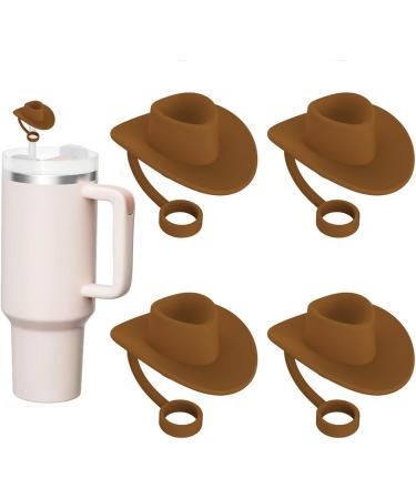 sxvbdway Straw Cap Outdoor Activity Accessory 4pcs Cowboy Hat Cover for Cup Decor 10mm Reusable Western-Style Drinking Topper Accessories Portable B - Buy Online on GoSupps.com