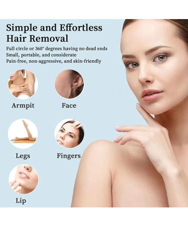 Finishing Touch Flawless Facial Hair Remover Replacement Heads - 4 Count | Compatible with Double Halo Second Generation GEN 2 Tool - Buy Online on GoSupps.com