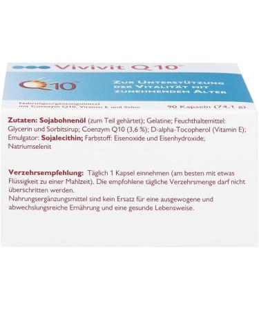 Buy Vivivit Q10 Capsules Online - Premium Quality Free International Shipping - Buy Online on GoSupps.com