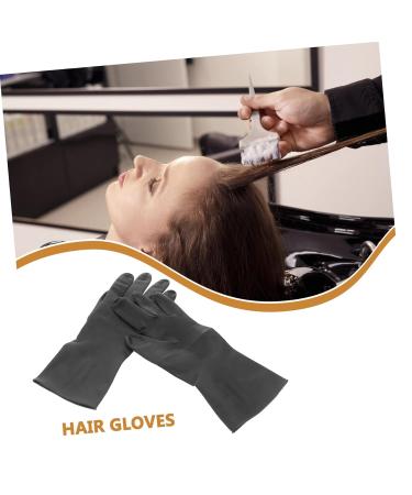 Beaupretty 9 Pairs Rubber hair dye mens glove black disposable hair color hair shampoo tool belt particles Remover rubber glove man - Buy Online on GoSupps.com