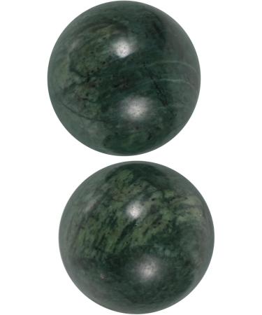 Buy Healvian Jade Fitness Handballs - 10 STK Chinese Handmade Massage Balls for Home Decor & Wellness | 4cm x 4cm | Green - Buy Online on GoSupps.com