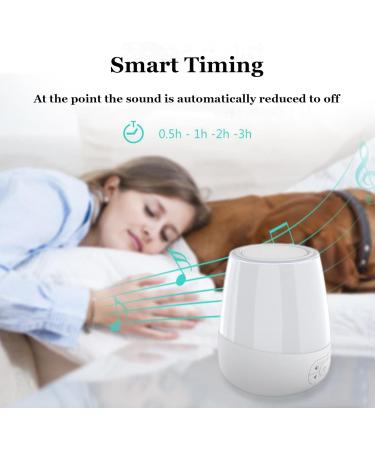 Sound Machine with Nursery Night Light Adult Kids Baby Sleep Sound Machine White Noise Machine Perfect for Home Office Travel with 20 Soothing Sounds - Buy Online on GoSupps.com