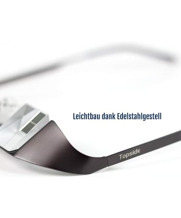 TOPSIDE Safety Glasses 2.0 - Lightweight Metal Frame High-Quality Prisms Sports Case & Glasses Strap - Perfect for Outdoor Activities | International Shipping - Buy Online on GoSupps.com