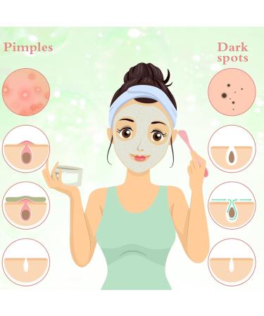 Silicone Face Mask Applicator - 2 Pcs Facial Brush Set for Spa Cream & Lotion - Double Ended Makeup Scrubber Brushes (Multicolor - Buy Online on GoSupps.com