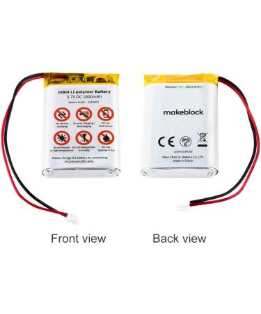 Makeblock 3.7V Rechargeable Li-Polymer Battery for mBot Robot Kit | International Shipping Available - Buy Online on GoSupps.com