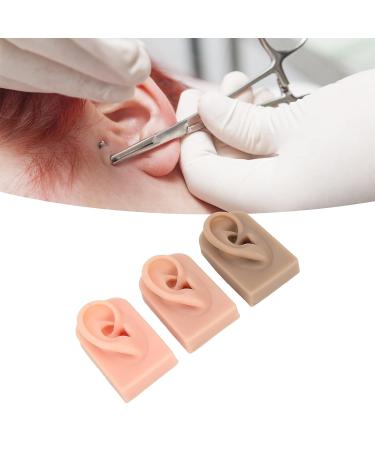 3Pcs Reusable Right Ear Silicone Model for Acupuncture Training - Buy Online on GoSupps.com
