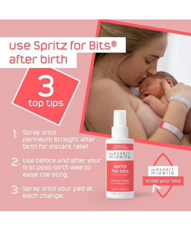 My Expert Midwife Spritz for Bits 150ml - Pregnancy & Postpartum Relief Spray - Buy Online on GoSupps.com