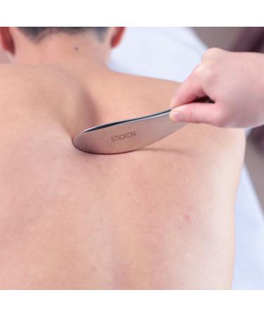 STICKON Stainless Steel Gua Sha Scraping Massage Tool - Soft Tissue Mobilization Tool - Buy Online on GoSupps.com