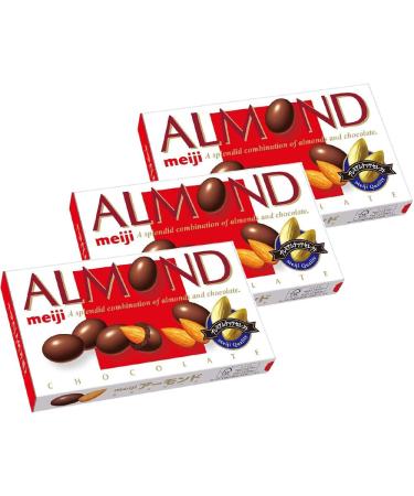 Meiji ALMOND Chocolate 3 With MAIKO sticker Pio big bazar