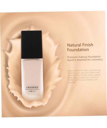 VINTORKY Liquid Foundation Makeup Supplies Concealer Foundation Concealer Liquid Foundation Fluid Glass Black - Buy Online on GoSupps.com