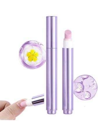 SASSYTIP 2-en-1 Cuticle Oil Pen Cuticle Pusher Nail Oil Pen with Ceramic Tip Cuticle Treatment for Hangnails Huile Cuticules Ongles Stylo Stylos Huile pour Cuticules Dry & Damaged Nails