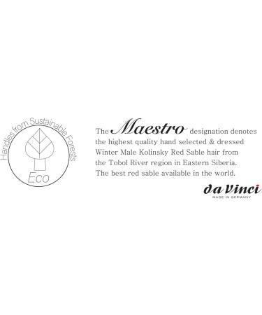 da Vinci Micro Maestro Watercolor Brush 20/0 - Black - Buy Online on GoSupps.com