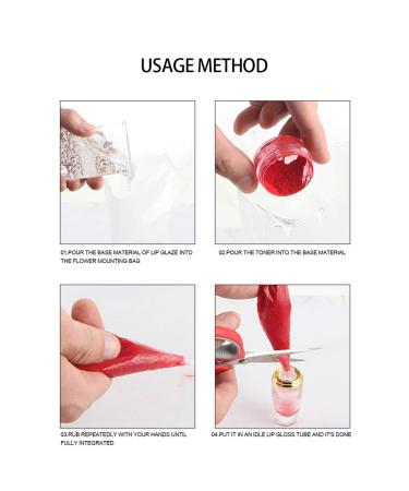 Buy Moisturising Lip Gloss Base - DIY Lip Glow & Lip Plumper | 50ml Handmade Lip Makeup - Buy Online on GoSupps.com