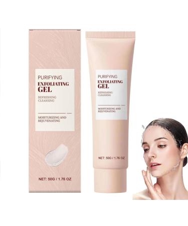 Purifying Exfoliating Gel, Purifying Exfoliating Gel, Body Exfoliator, Face and Body Exfoliating Gel, for Exfoliating Oil Control Blackhead Removal, 50ML