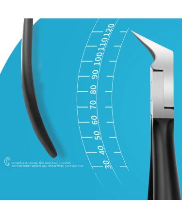 Stainless Steel Nipper Toenail Art Manicure Pedicure Care Trim Plier Cutter Beauty Scissors Tools Silver A - Buy Online on GoSupps.com