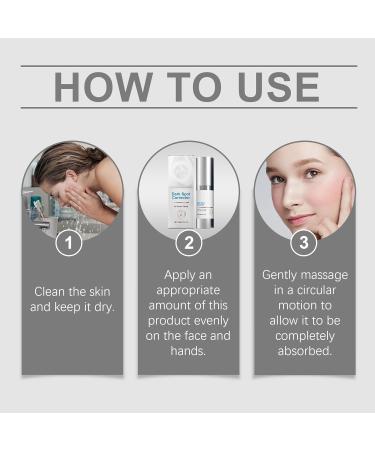 YOENBG Dark Spot Corrector SerumNatural Dark Spot Remover which reduces hyperpigmentation for all skin types deep lasting removal for face and hands 2 - Buy Online on GoSupps.com