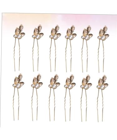 Beaupretty Rhinestone Headpiece pearl clip flower hair pearl hair Hair Clips Rhinestone Hair pin bridal hair bridal hair Alloy rhinestone hair clip women hair clip leaf bridesmaid hair - Buy Online on GoSupps.com