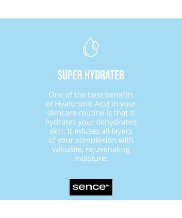  Sence Sence Hydro Shock Gentle Facial Scrub - Vegan Facial Cleansing Cosmetic with Hyaluronic Acid and Panthenol - 150 ml - Buy Online on GoSupps.com