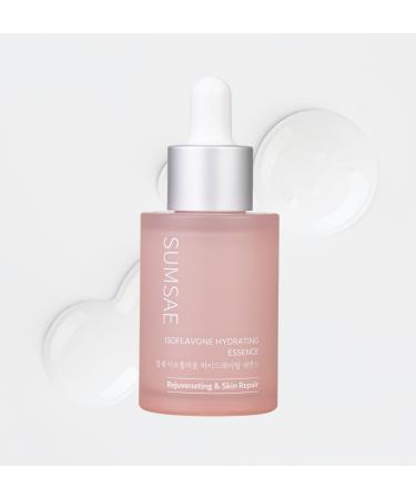 SUMSAE Isoflavone Hydrating Essence - Korean Skin Care with Polyglutamic Acid PGA from Korean Fermented Soybeans Hydrating and Firming Essence 30ml/1.01 fl.oz.