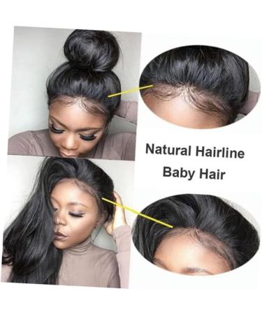 Beaupretty Real Hair Extensions hairpieces for extension womens clips hairpieces for girls seamless ties human hairpieces for women black brown ties Miss real person Black Cosplay Wig - Buy Online on GoSupps.com