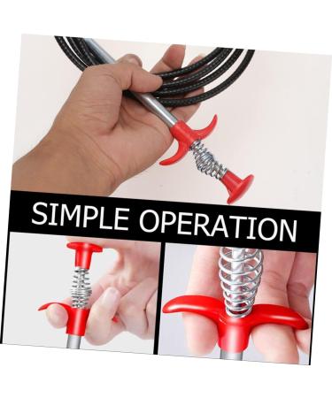 Veemoon Sewer Unblocker 2pcs - Bendable Hose Tool for Toilet & Drain Cleaning | Flexible Grabber Remover - Buy Online on GoSupps.com