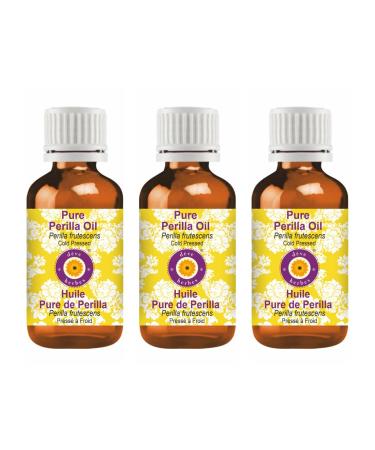 d ve herbes Pure Perilla Oil (Perilla frutescens) Cold Pressed (Pack of Three) 100ml X 3 (10 oz)