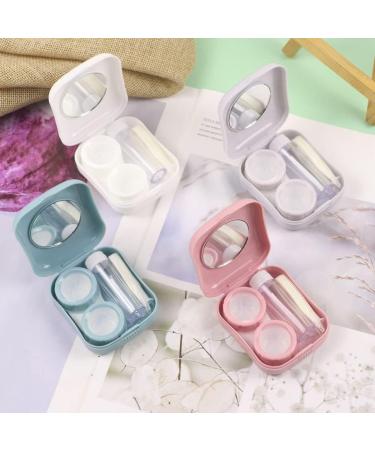 Miedeon Travel Contact Lens Container Set - 4 Cartoon Etuis for Optimal Storage | Pink Travel Case for Contact Lenses - Buy Online on GoSupps.com